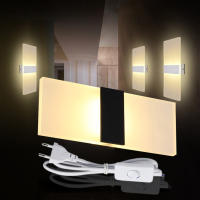 Acrylic Sconce Wall Lights Modern LED Wall Lamp LED Indoor Fashionable Simple Wall Lamps Warm White Cold White Bathroom Stairs