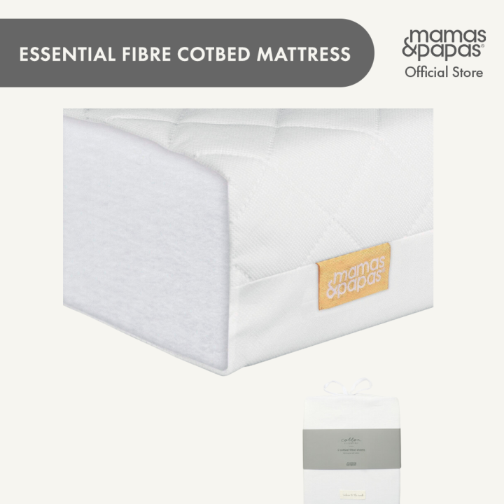 Mamas and Papas Essential Fibre Cotbed Mattress Lazada PH