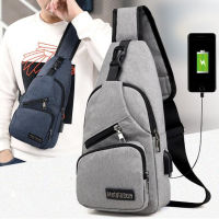 【cw】Mens Crossbody Bags Mens USB Chest Bag Designer Messenger Bag Leather Shoulder Bags Diagonal Package Back Pack Travel Bag 2022