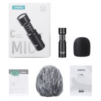 Sairen Mini Microphone with Lightning Type C Interface for iPhone Android Smartphone Voice Recording Live Broadcast Mic