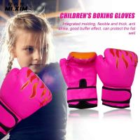 2pcs Kids Children Boxing Gloves Professional Breathable Mesh Muay Train Gloves Child Sparring Punching Karate Kickboxing Gloves