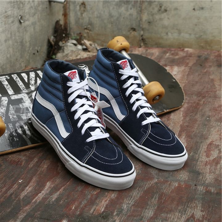 vans-sk8-hi-classic-รองเท้าผ้าใบลําลองสําหรับ-unisex