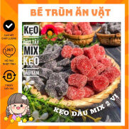 Kẹo Dâu Mix 2 Vị  Dâu Tây - Dâu Tằm  400g Bé Trùm đồ ăn vặt ngon rẻ Sài Gòn