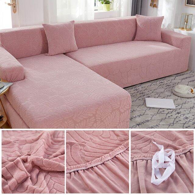 1/2/3/4/5 Seat Jacquard Velvet Sofa Cover For Living Room AllInclusive