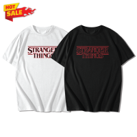 T-shirt stripe STRANGER THING Ver2 T-shirt short sleeve round neck Cotton 100% pattern screen