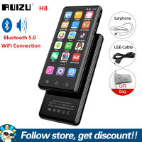 RUIZU H8 WiFi MP4เครื่องเล่นบลูทูธ5.0 4นิ้ว Full หน้าจอสัมผัสเพลงเครื่องเล่นวิดีโอระบบ Android สนับสนุนการเชื่อมต่อ WiFi ดาวน์โหลดแอพนักเรียนหุ่นยนต์เรียนรู้เพลง HIFI Player รองรับวิทยุ FM E-Book การสอนวัสดุ