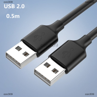 con309 สายต่อขยายจาก USB เป็น USB 3.0 2.0 USB ตัวผู้ไปยังตัวผู้สำหรับต่อหม้อน้ำฮาร์ดดิสก์ทีวีกล่องสาย USB