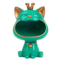 【CC】►  50  Hot Sale Big Mouth Storage Cartoon Resin Sundries  Statue Holder Room