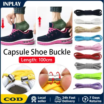 Shoelaces Semicircle Buckles No Tie Buckle Connector for Shoes Sneakers  Shoelace Quick Tie Shoe Laces Metal