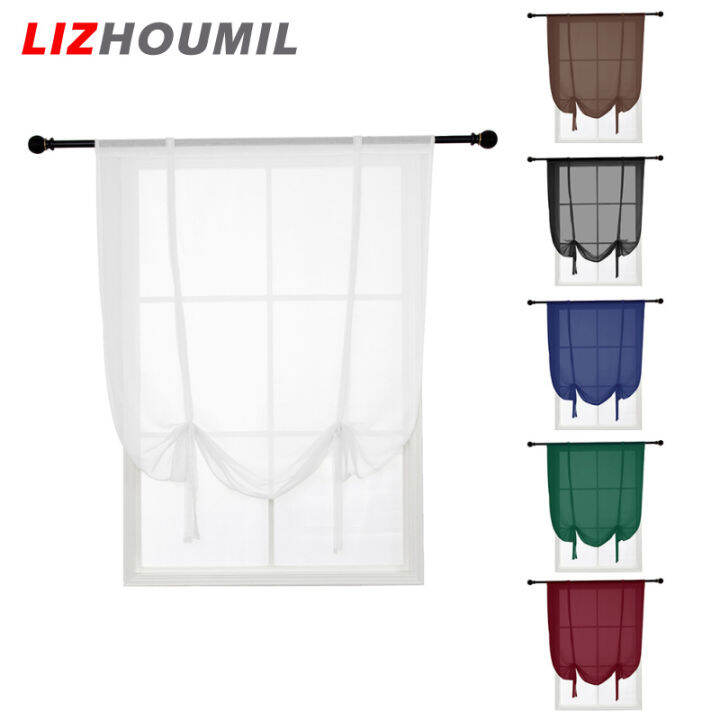 lizhoumil-ผ้าม่านหน้าต่างสีทึบใสทันสมัยไฟกันความร้อนแบบมินิมอลสำหรับห้องนั่งเล่นผ้าม่านหน้าต่างห้องนอน