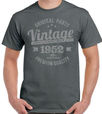 70Th Birthday Tshirt 1952 Mens Funny Distressed 70 Vintage Year Premium Quality