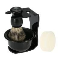 3 In 1 Shaving Soap Bowl +Shaving Brush+ Shaving Stand Bristle Hair Shaving Brush Men Beard Cleaning Tool New Top Gift