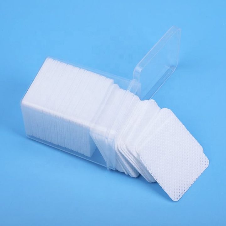 yf-200pcs-box-lint-free-wipes-pink-cotton-gel-remover-paper-napkins-manicure-cleaning-tools