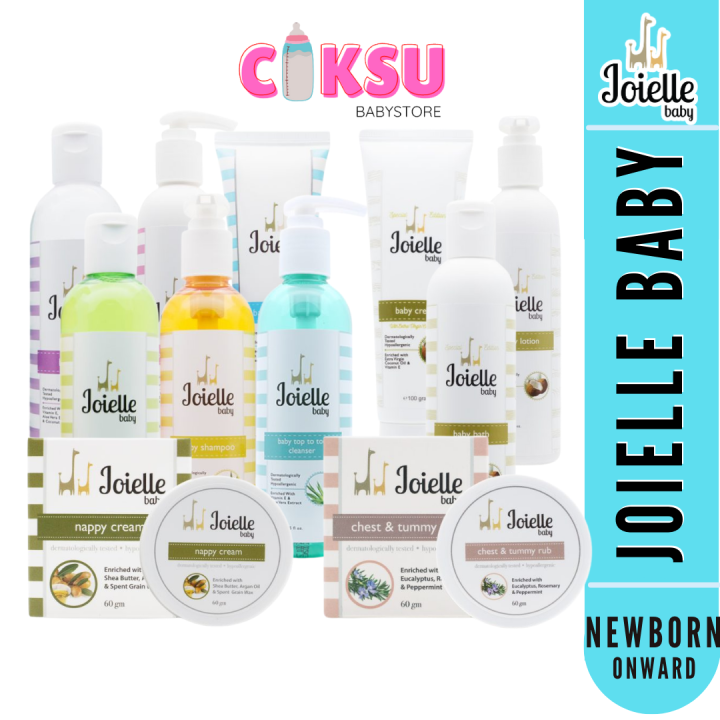 Joielle Baby Mandian dan Cream Bayi Natural Minyak Baby Oil VCO Chest