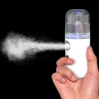 ✜ﺴ Portable Mini Mist Spray Facial Moisturizing USB Rechargeable Beauty Instrument Face Humidifier Daily Cooling Water Sprayer