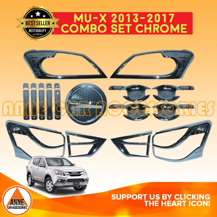 Isuzu MU-X / MUX 2013 2014 2015 2016 2017 Black / Chrome / MU-X