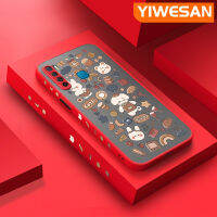 YIWESAN เคสสำหรับ S5 Infinix เคส X652ไลท์แฟชั่นลายการ์ตูนลูกสุนัขน่ารักกันกระแทกแบบแข็งเคสขอบสี่เหลี่ยมซิลิโคนนิ่มคลุมทั้งหมดเคสป้องกันเลนส์กล้อง