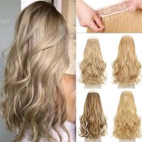 No In Invisible Wire False Hair Piece Synthetic Blonde Hairpiece