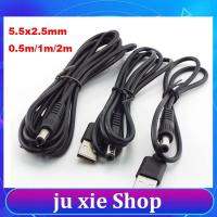 JuXie store DIY USB type A Male to DC 5.5x2.5mm Plug Extension Toys Power Charging Cord Supply Plug Jack Cable Connector