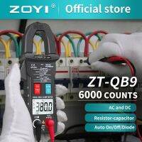 【LZ】ﺴ♞✴  ZOYI-ZT-QB9 Profissional Digital Clamp Meter 6000 Contagens Multímetro AC DC 600A Ohm Capacitância TEMP Alcance Automático Voltímetro Amperímetro