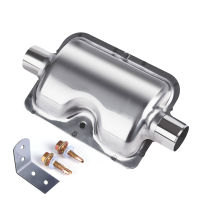 Portable Silencer Exhaust Muffler 24mm Clamps cket and 60120cm Exhaust for Car Heater Parking Air Diesel Heater