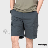 GALLOP : CASUAL SHORTS  กางเกงผ้าชิโนขาสั้น 5 กระเป๋า รุ่น GS9020 สี Grey - เทา / ราคาปกติ 1,590.-