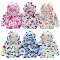 【CC】 2023 Baby Jacket Boy Hooded Coat Boys Sleeved Protection Kids Outwear