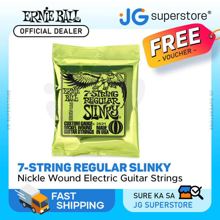 Ernie Ball 7String Regular Slinky Nickle Wound Electric Guitar Strings