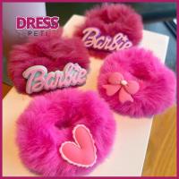 PETI DRESS ตุ๊กตาผ้าพลัฌ ตุ๊กตาบาร์บี้ scrunchie แฟชั่นสำหรับผู้หญิง สีทึบทึบ ยางรัดผม ของใหม่ หางม้าหางม้า เชือกรัดผม สำหรับผู้หญิง