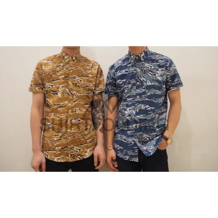 shirtfolding-เสื้อเซ็ตกางเกง-ลายทหาร-ลายพราง-short-pants-and-shirt-camouflage