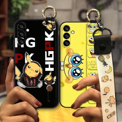 ring Silicone Phone Case For Samsung Galaxy S23FE/SM-S7110 Kickstand Durable Cartoon Dirt-resistant Cute Anti-knock