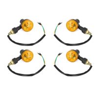 ❁ NEW 4 X LED INDICATORS 6V TURN SIGNAL AMBER MOTORCYCLE BLINKER LIGHTS 6 VOLTS TURN SIGNAL MOTORCYCLE