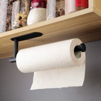 Adhesive Hanging Paper Roll Towel Holder Bathroom Toilet Storage Stand Kitchen Organizer Napkin Rack Stainless Steel Wall Mount Toilet Roll Holders