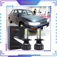 Overspeed 2X หลอดไฟไฟหน้ารถมอเตอร์ไซค์แบบ LED สูงต่ำ1998 2000 Toyota Corolla