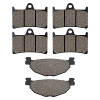 Cyleto Motorcycle Accessory Front and Rear Brake Pads for Yamaha XP500 Tmax XP 500 T-Max 2009 2010 2011