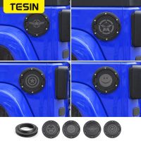 TESIN Car Gas Fuel Tank Cap Cover And Rubber Gasket Ring for Jeep Wrangler JK 2007-2017 Exterior Car Accessories Styling