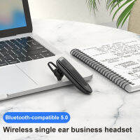 E60หูฟังไร้สายความคมชัดสูงตัดเสียงรบกวนที่มีน้ำหนักเบา Bluetooth-compatible5หูฟังเดี่ยวสเตอริโอ3D 0ตะขอเกี่ยวหูสำหรับการโทร