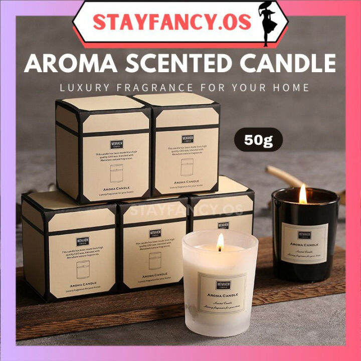 SF Ready Stock Scented Candle Aromatherapy Lilin Wangi Aromatherapi