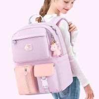 ✖♧๑  2022 School Super Childrens Spine Protection And Load Reduction Student Large Capacity Child