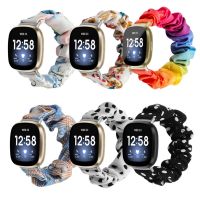 [ladies jewelry]แถบผ้ายืดหยุ่นสำหรับ Fitbit Versa 3สร้อยข้อมือ Correa เปลี่ยนสายรัด Scrunchies สายนาฬิกาสำหรับ Fitbit Versa 3/สำหรับ Fitbit Sense