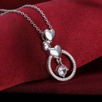 Sterling Silver 925 Necklace Heart 925 Silver Pendant Women Necklace - 925 Sterling - Aliexpress