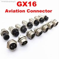 ❀┅■ 2 sets GX16 2P 3P 4P 5P 6P 7P 8P 9 10 Pin Male Female Circular Aviation Connector Socket Plug Aviation Wire Panel Connectors