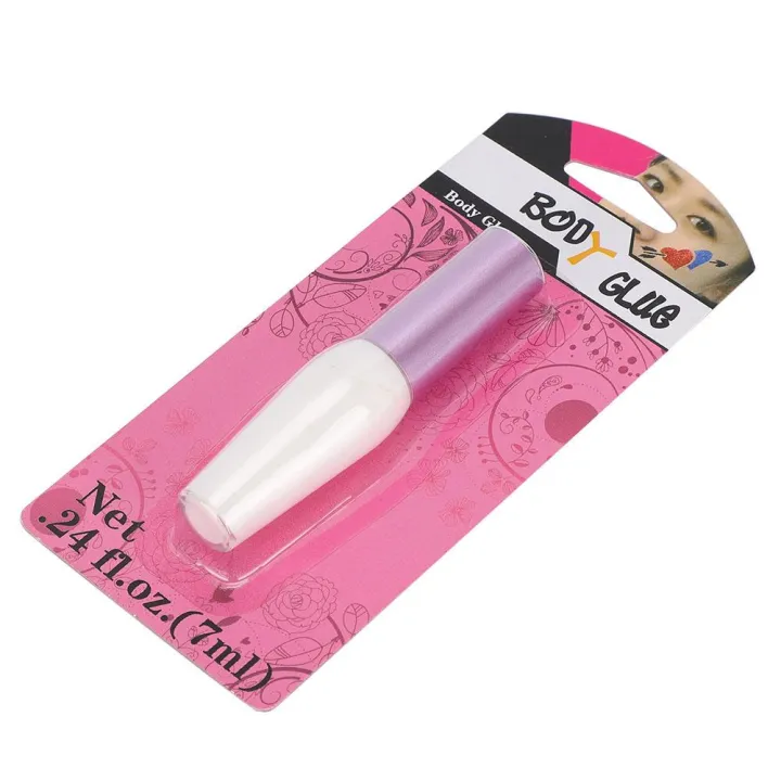 Temporary Tattoo Glue, 7ml Temporary Glitter Powder Glue Body Painting