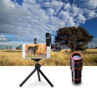 APEXEL 12X Zoom Mobile Phone Lens for iPhoneX 7 6S plus other Smartphones Telescope Camera Lens with Tripod World Cup APL-HS12XTH