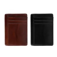 Anti theft Wallet Money Bag Cowhide Credit Card Holder Rfid Blocking Purse Male durability and stability ID Badge Holder