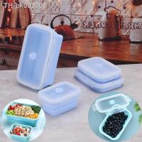 ♣❡ 4 Sizes Collapsible Silicone Food Container Portable Bento Lunch Box Microware Home Kitchen Outdoor Food Storage Containers Box