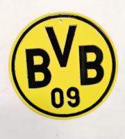 Borussia Dortmund โลโกโบรุสเซียดอร์ทมุนด์ เหล็กตัดเลเซอร์ ขนาด30*30 cm. ทำสีเหมือนจริงใช้สีพ่นรถยนต์ภายนอกทนแดดทนฝนทนทุกสภาวะอากาศ