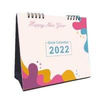 [VIVI decorations] ปฏิทินตั้งโต๊ะขนาดเล็ก2022ปฏิทินตั้งโต๊ะรายเดือนที่งดงามรวมถึงสติกเกอร์สำหรับปฏิทิน2022