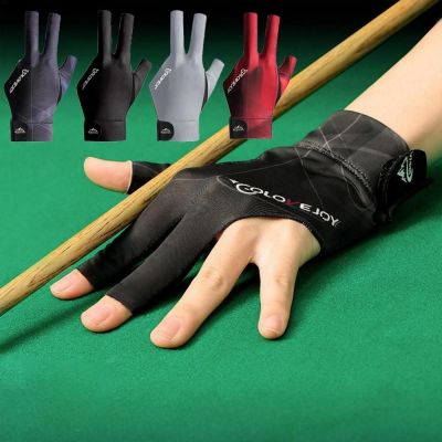 ULCER 1PCS สามนิ้วค่ะ ถุงมือสนุ๊กเกอร์ ป้องกันการลื่นไถล ซ้ายมือขวา ถุงมือบิลเลียด ของใหม่ ความยืดหยุ่นของร่างกาย ถุงมือสำหรับฝึก อุปกรณ์เสริมสำหรับฟิตเนส