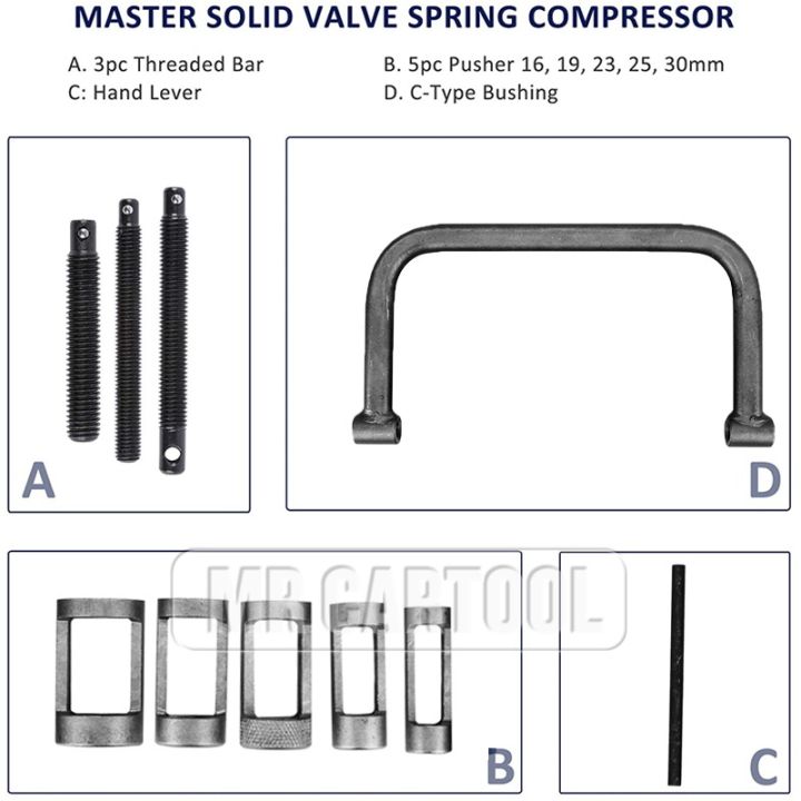 also-ซีแคลมป์-ยกวาวน์-mr-cartool-รถเครื่องยนต์หัววาล์วสปริงคอมเพรสเซอร์ถอดติดตั้งชุดเครื่องมือยึด-atvs-เครื่องมือติดตั้งเครื่องมือกำจัดรถจักรยานยนต์